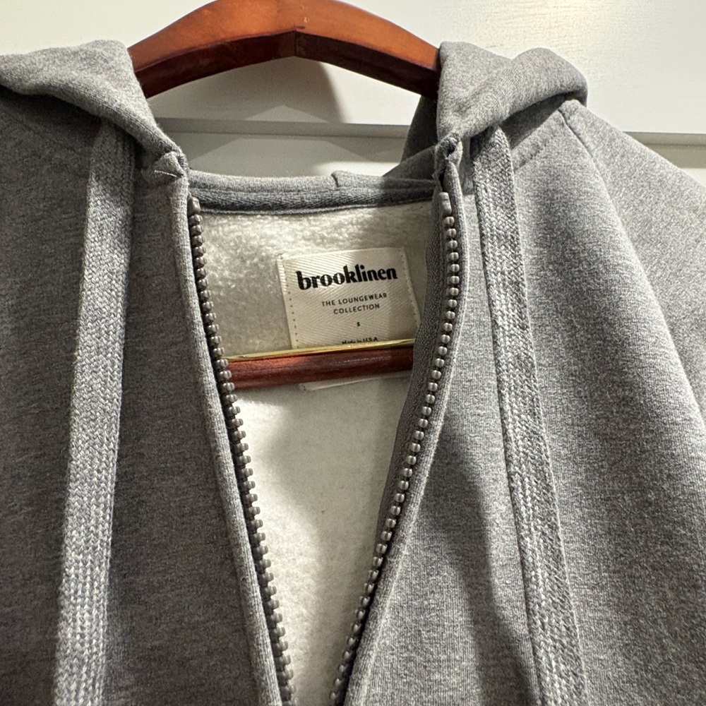 Brooklinen Heather Gray Hoodie